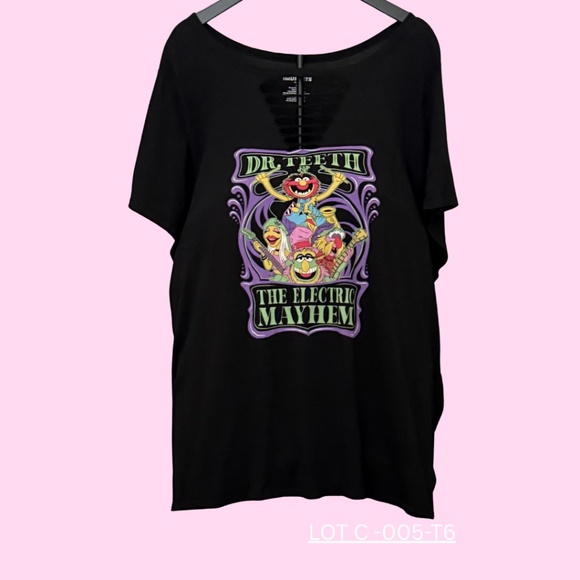 Torrid Disney Muppets Slash Tee (Electric Mayhem) – Size 6 - Picture 6 of 6